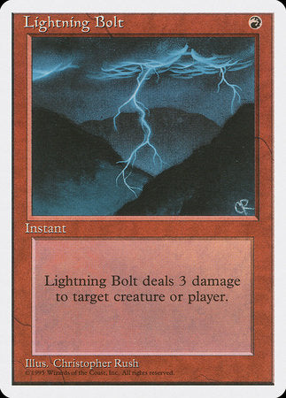 Lightning Bolt [Fourth Edition] | Exor Games Summserside