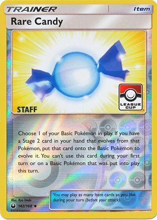 Rare Candy (142/168) (League Promo Staff) [Sun & Moon: Celestial Storm] | Exor Games Summserside