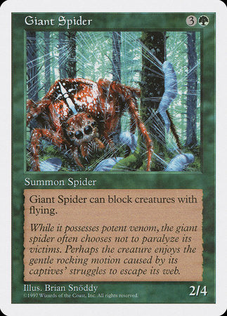 Giant Spider [Fifth Edition] | Exor Games Summserside