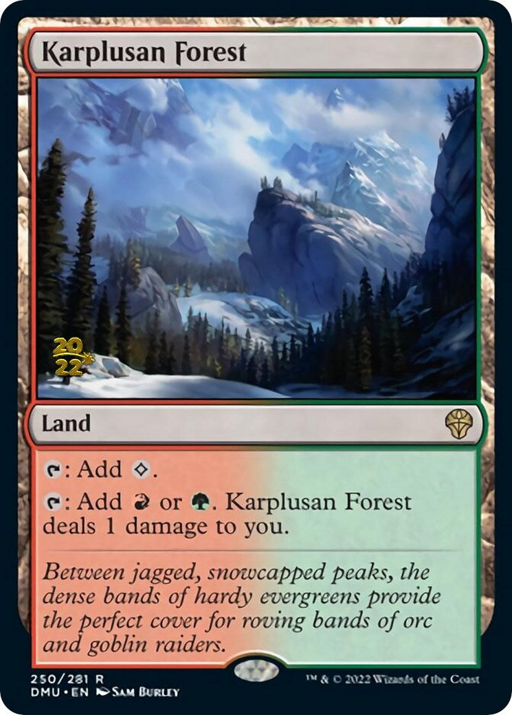 Karplusan Forest [Dominaria United Prerelease Promos] | Exor Games Summserside