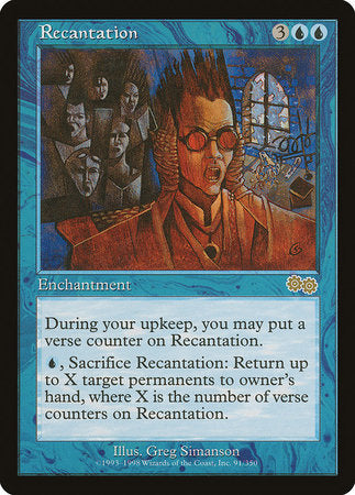 Recantation [Urza's Saga] | Exor Games Summserside