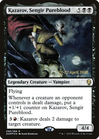 Kazarov, Sengir Pureblood [Dominaria Promos] | Exor Games Summserside