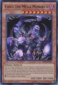 Caius the Mega Monarch [SECE-EN035] Ultra Rare | Exor Games Summserside