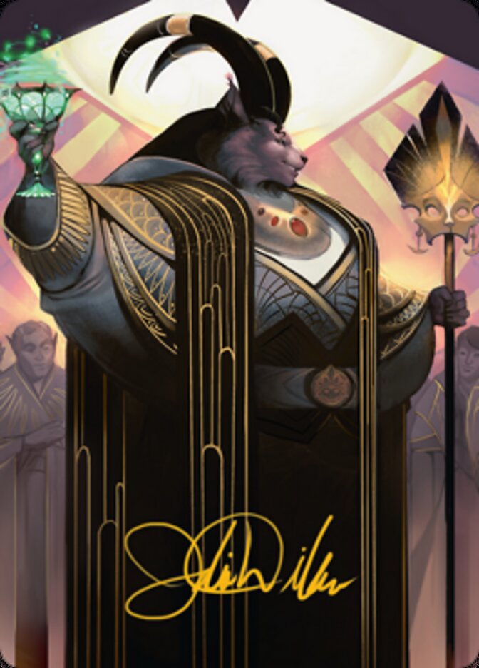 Jetmir, Nexus of Revels 2 Art Card (Gold-Stamped Signature) [Streets of New Capenna Art Series] | Exor Games Summserside