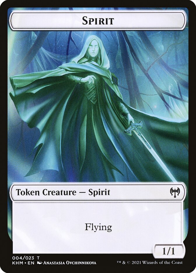Boar // Spirit Double-sided Token [Kaldheim Commander Tokens] | Exor Games Summserside