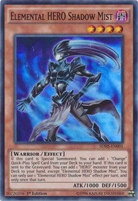 Elemental HERO Shadow Mist [SDHS-EN001] Super Rare | Exor Games Summserside