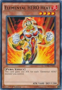 Elemental HERO Heat [SDHS-EN005] Common | Exor Games Summserside