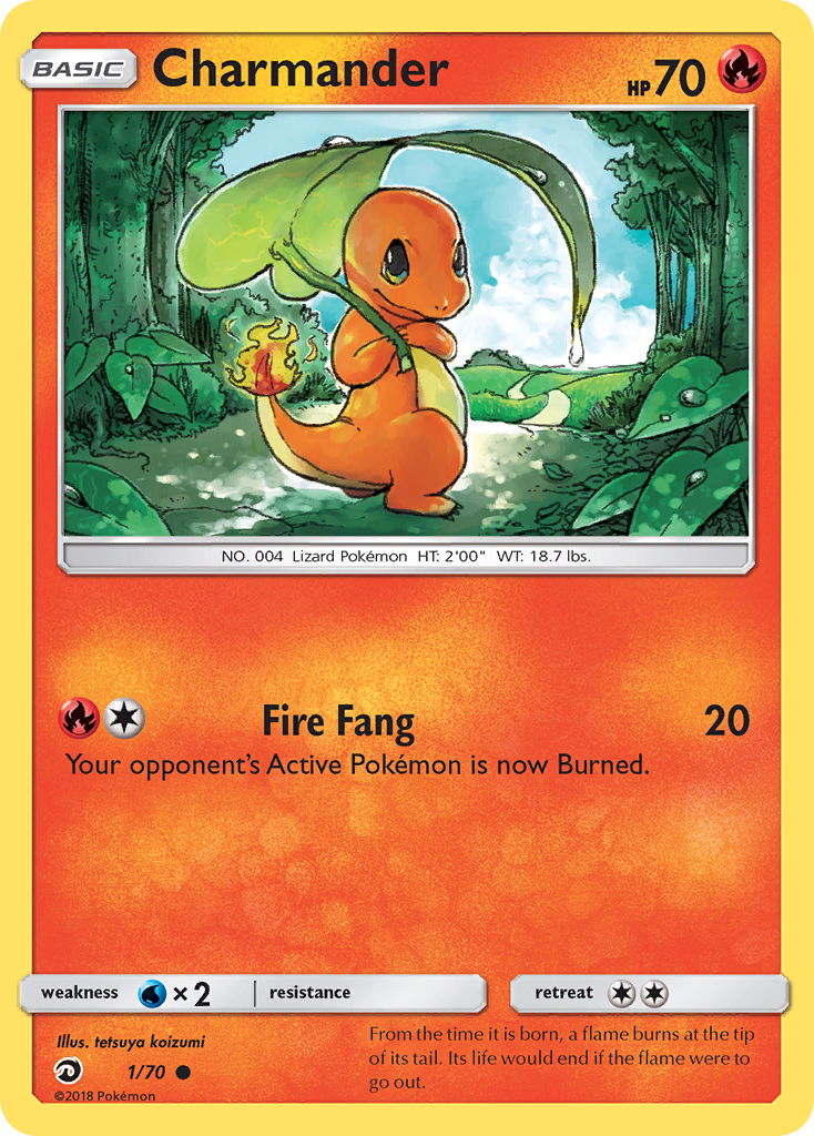 Charmander (1/70) [Sun & Moon: Dragon Majesty] | Exor Games Summserside