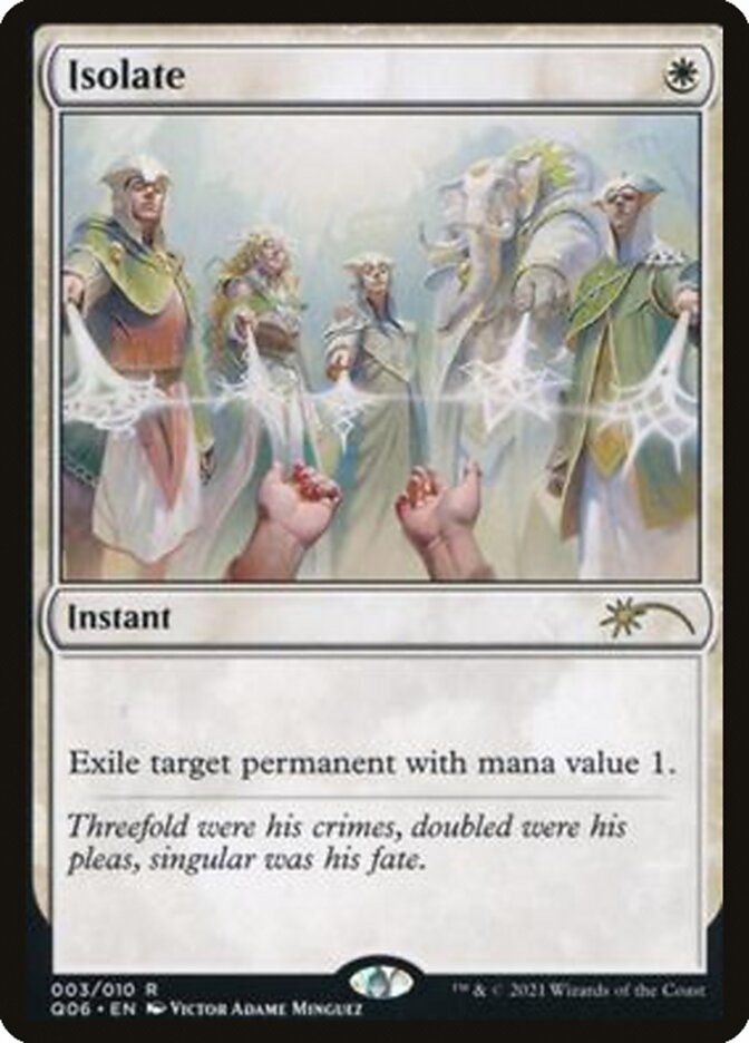 Isolate [Pioneer Challenger Decks 2021] | Exor Games Summserside