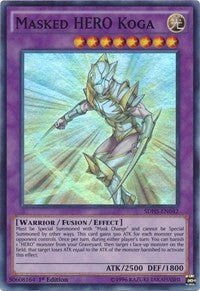 Masked HERO Koga [SDHS-EN042] Super Rare | Exor Games Summserside