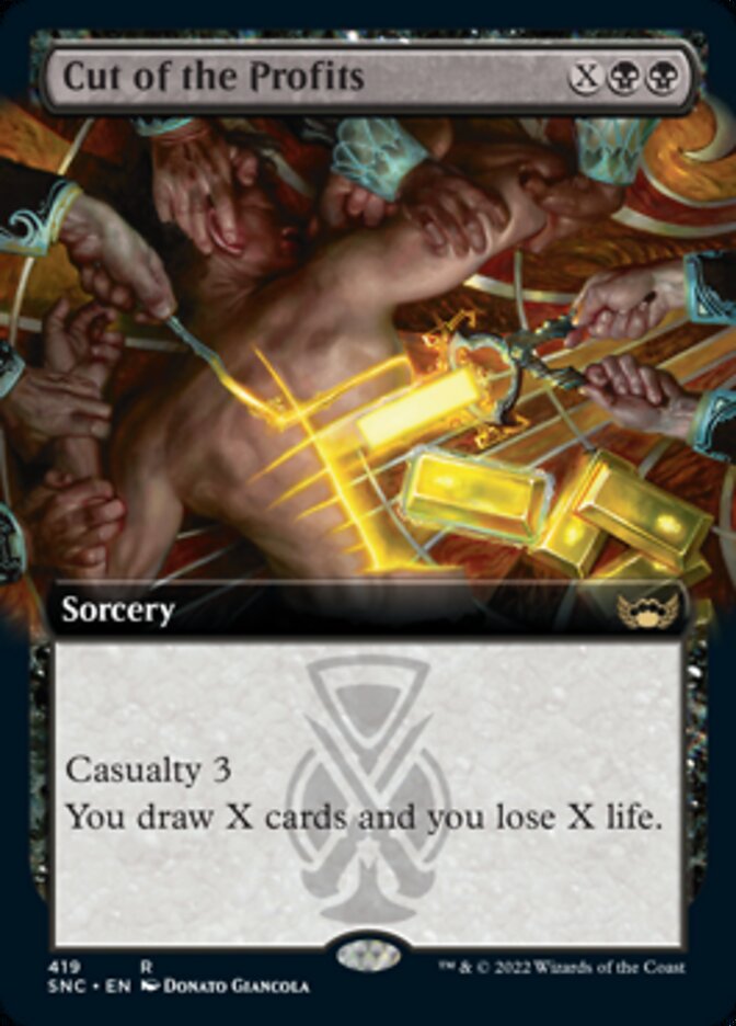 Cut of the Profits (Extended Art) [Streets of New Capenna] | Exor Games Summserside
