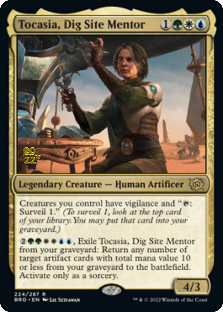 Tocasia, Dig Site Mentor [The Brothers' War: Prerelease Promos] | Exor Games Summserside