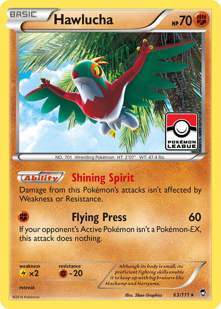 Hawlucha (63/111) [XY: Furious Fists] | Exor Games Summserside