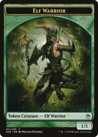 Elf Warrior Token (011) [Masters 25 Tokens] | Exor Games Summserside