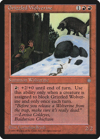 Grizzled Wolverine [Ice Age] | Exor Games Summserside
