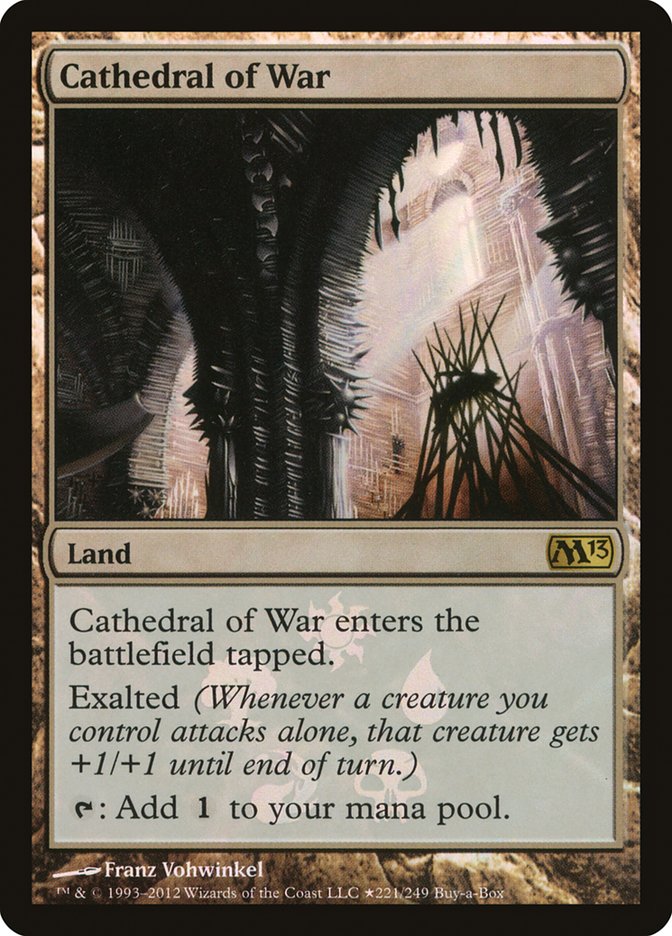 Cathedral of War (Buy-A-Box) [Magic 2013 Promos] | Exor Games Summserside