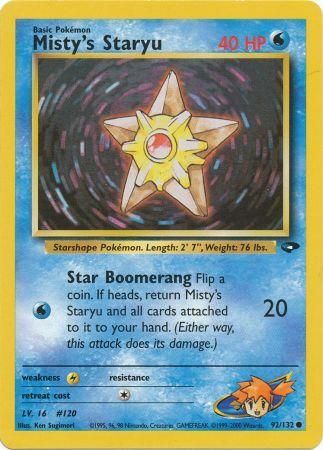 Misty's Staryu (92/132) [Gym Challenge Unlimited] | Exor Games Summserside