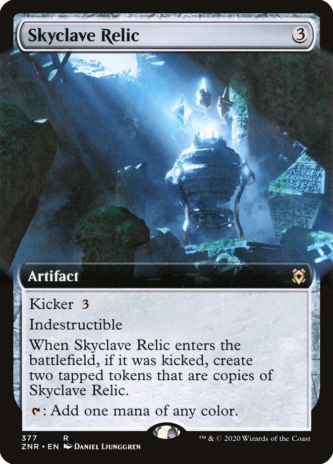 Skyclave Relic (Extended Art) [Zendikar Rising] | Exor Games Summserside