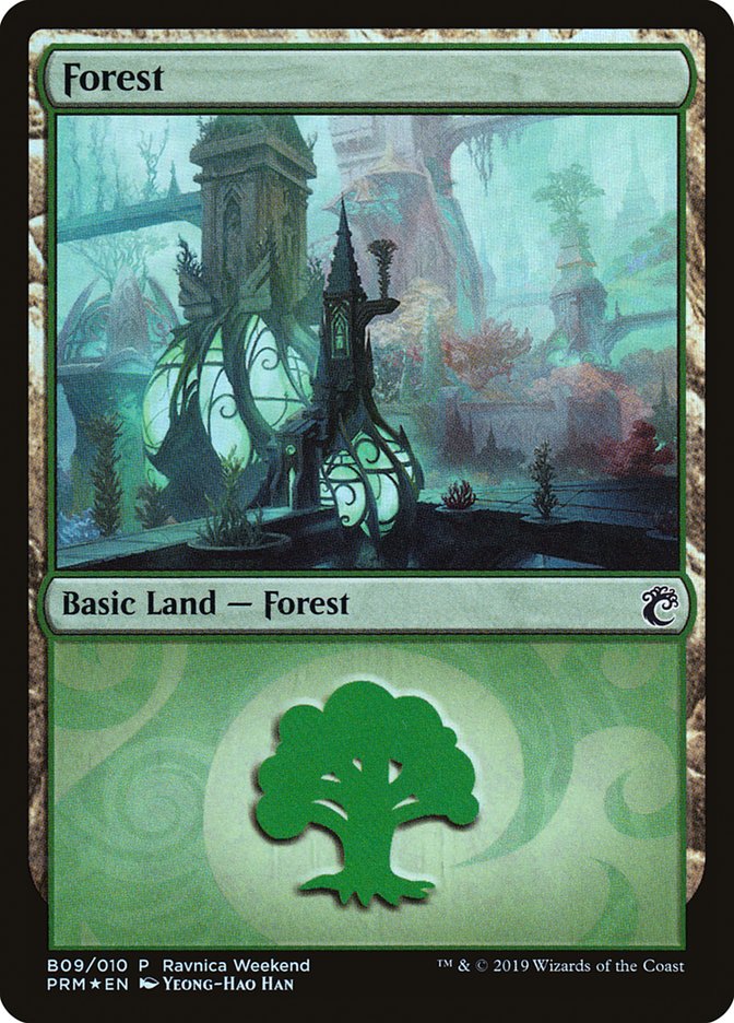 Forest (B09) [Ravnica Allegiance Guild Kit] | Exor Games Summserside