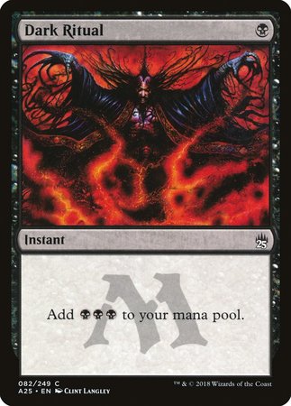 Dark Ritual [Masters 25] | Exor Games Summserside