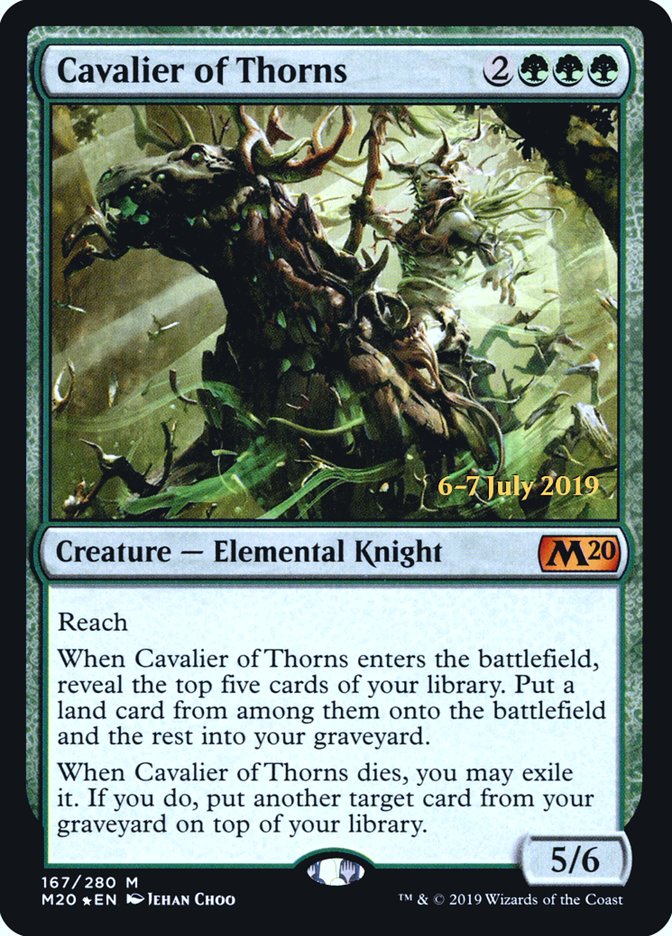 Cavalier of Thorns  [Core Set 2020 Prerelease Promos] | Exor Games Summserside