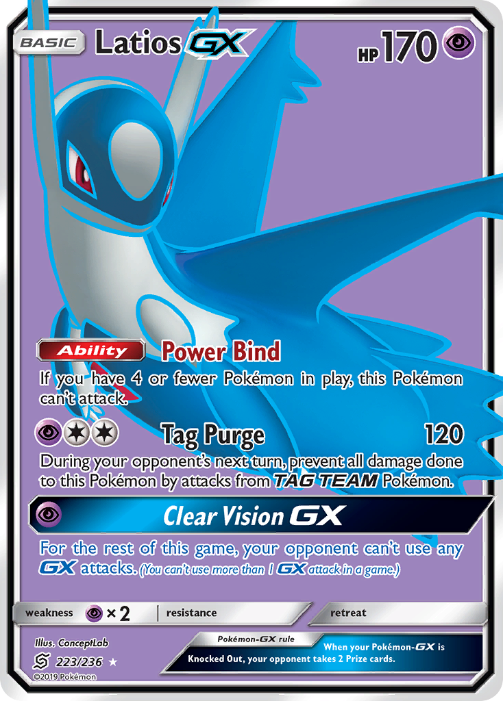 Latios GX (223/236) [Sun & Moon: Unified Minds] | Exor Games Summserside