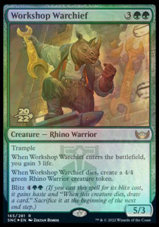 Workshop Warchief [Streets of New Capenna Prerelease Promos] | Exor Games Summserside