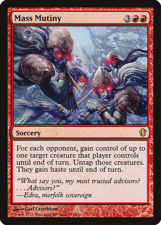 Mass Mutiny [Commander 2013] | Exor Games Summserside