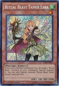 Ritual Beast Tamer Lara [THSF-EN022] Secret Rare | Exor Games Summserside