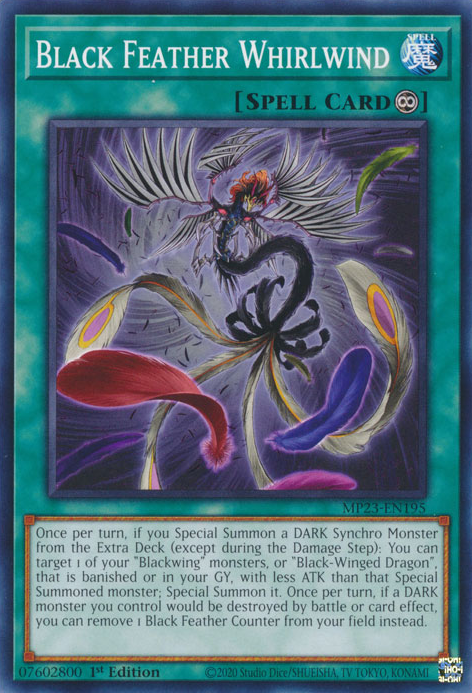 Black Feather Whirlwind [MP23-EN195] Common | Exor Games Summserside