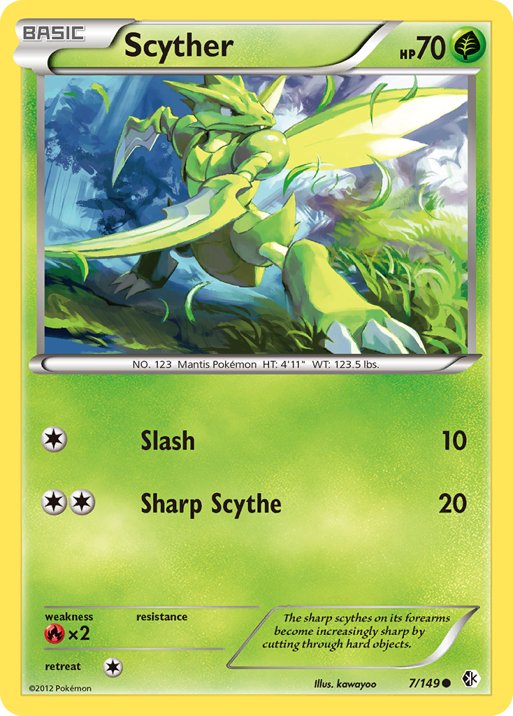 Scyther (7/149) [Black & White: Boundaries Crossed] | Exor Games Summserside