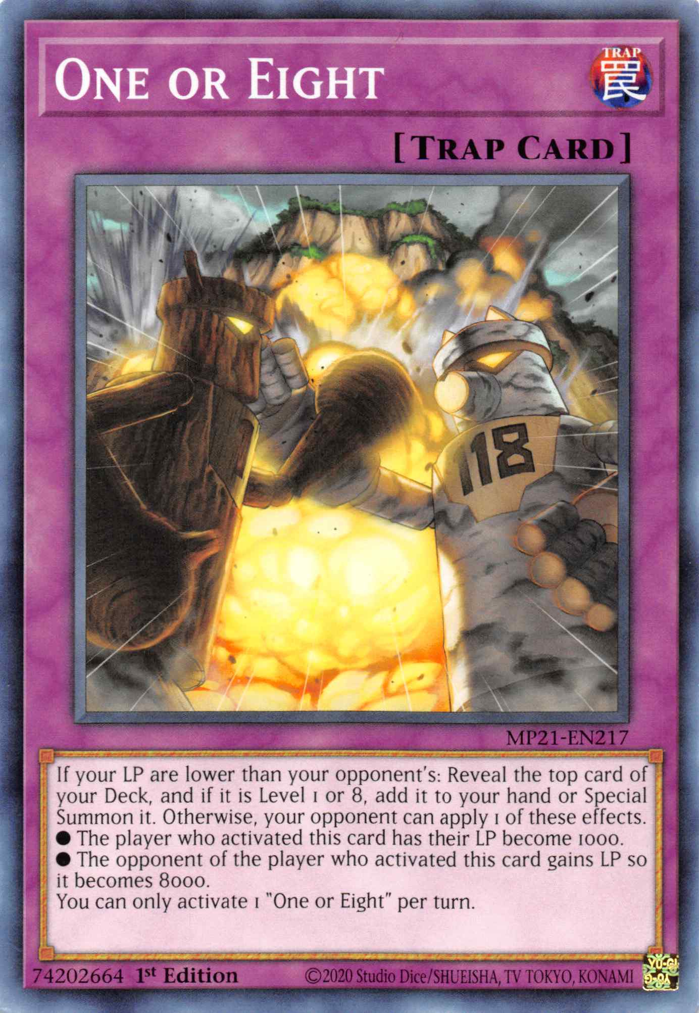 One or Eight [MP21-EN217] Common | Exor Games Summserside