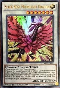 Black Rose Moonlight Dragon [YF07-EN001] Ultra Rare | Exor Games Summserside