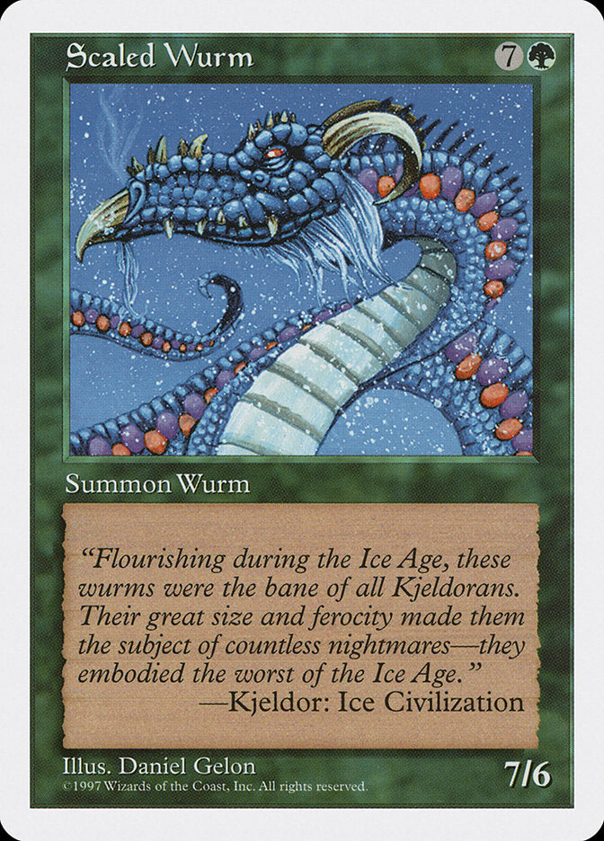 Scaled Wurm [Fifth Edition] | Exor Games Summserside