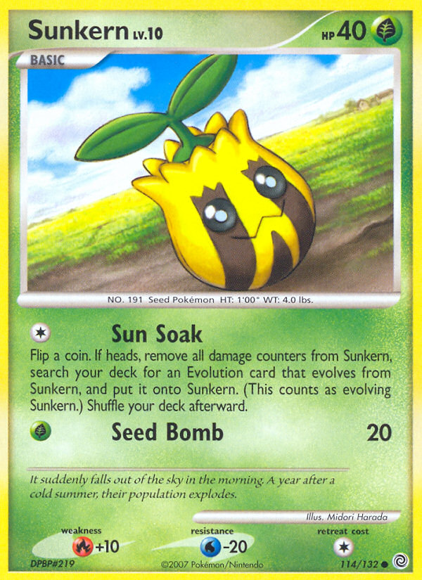 Sunkern (114/132) [Diamond & Pearl: Secret Wonders] | Exor Games Summserside