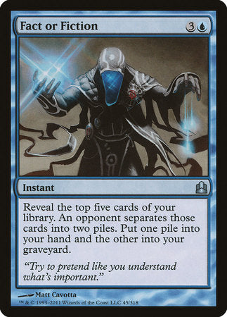 Fact or Fiction [Commander 2011] | Exor Games Summserside