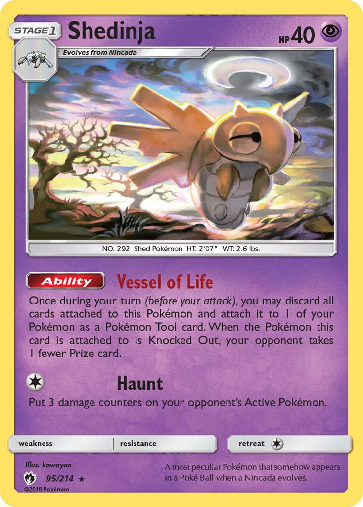 Shedinja (95/214) [Sun & Moon: Lost Thunder] | Exor Games Summserside