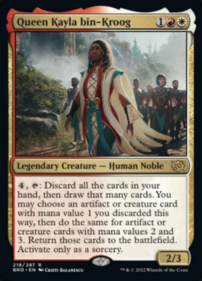 Queen Kayla bin-Kroog [The Brothers' War] | Exor Games Summserside