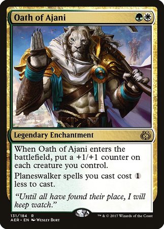 Oath of Ajani [Aether Revolt] | Exor Games Summserside