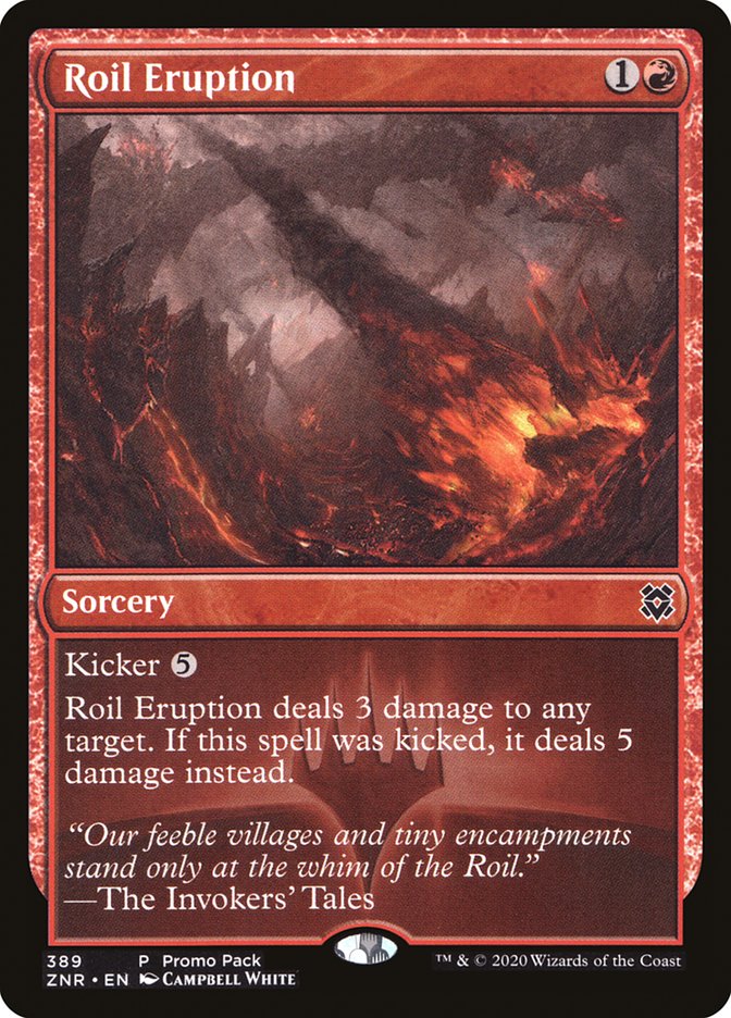 Roil Eruption (Promo Pack) [Zendikar Rising Promos] | Exor Games Summserside