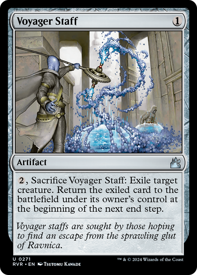 Voyager Staff [Ravnica Remastered] | Exor Games Summserside