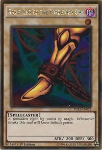 Right Leg of the Forbidden One [PGL2-EN022] Gold Rare | Exor Games Summserside