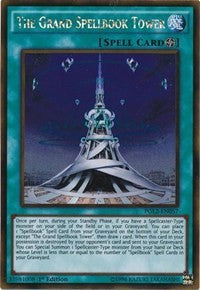The Grand Spellbook Tower [PGL2-EN057] Gold Rare | Exor Games Summserside