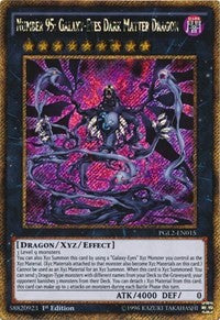 Number 95: Galaxy-Eyes Dark Matter Dragon [PGL2-EN015] Gold Secret Rare | Exor Games Summserside