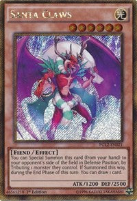 Santa Claws [PGL2-EN021] Gold Secret Rare | Exor Games Summserside