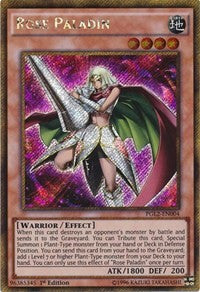 Rose Paladin [PGL2-EN004] Gold Secret Rare | Exor Games Summserside