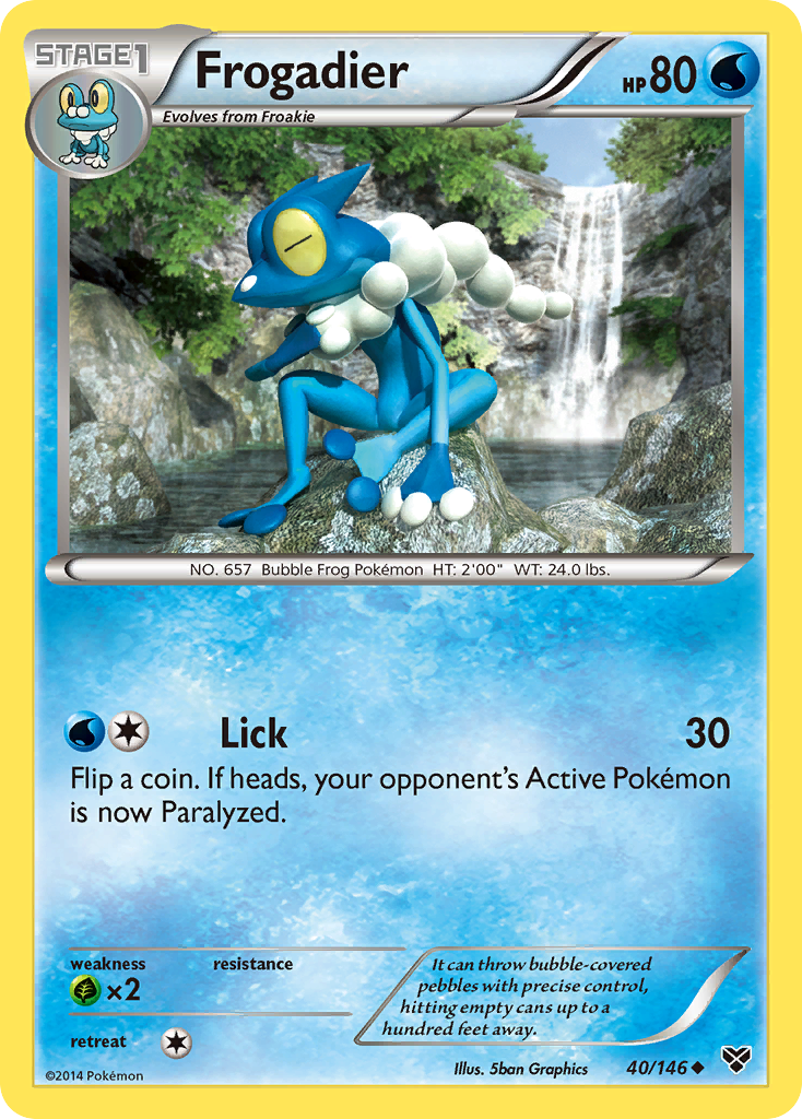 Frogadier (40/146) [XY: Base Set] | Exor Games Summserside
