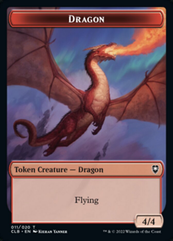 Dragon Token [Commander Legends: Battle for Baldur's Gate Tokens] | Exor Games Summserside