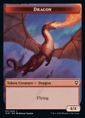 Treasure // Dragon Double-sided Token [Commander Legends: Battle for Baldur's Gate Tokens] | Exor Games Summserside