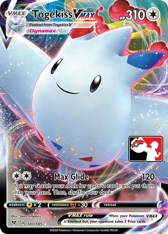 Togekiss VMAX (141/185) [Prize Pack Series One] | Exor Games Summserside